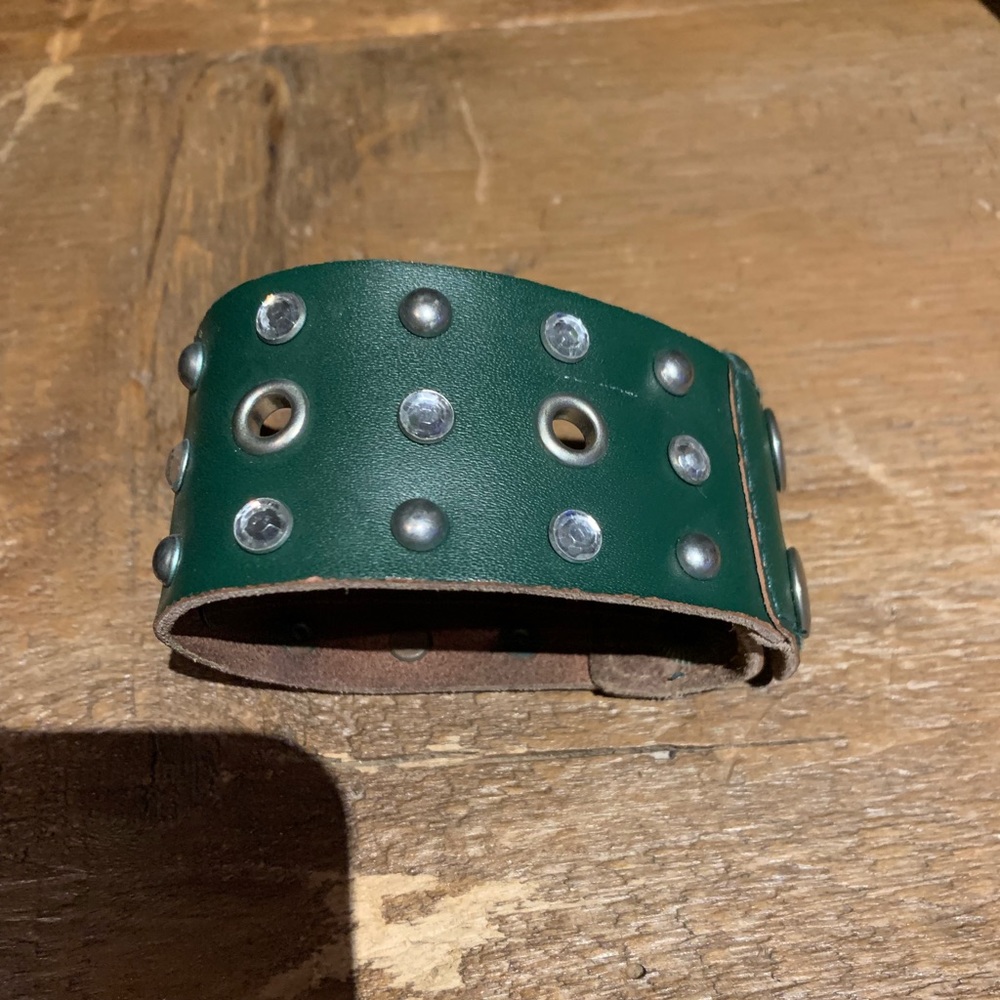 Green Studded Bracelet